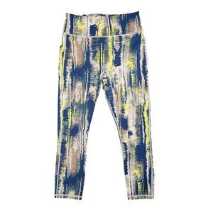 Fabletics Motion365 Trinity High-Waisted‎ Capri Legging Womens Small Limeaid